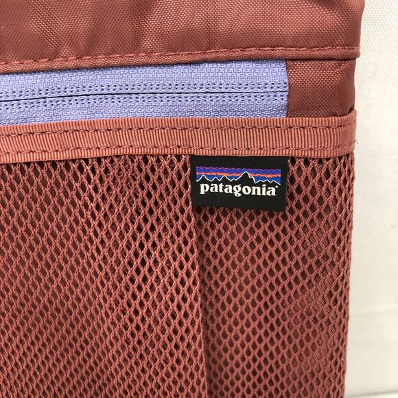 Patagonia Refugio 13” Laptop Tablet Sleeve Case Zip Mesh Pocket Rose